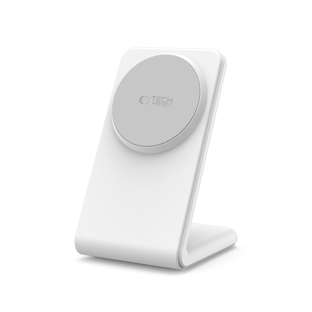 Tech-Protect QI15W-A38 MagSafe belaidis įkroviklis - baltas -- Cell phone chargers