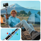 Tech-Protect GA100 monopadas ir asmenukių lazda GoPro / DJI juodas -- Cell phone holders