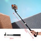 Tech-Protect GA100 monopadas ir asmenukių lazda GoPro / DJI juodas -- Cell phone holders