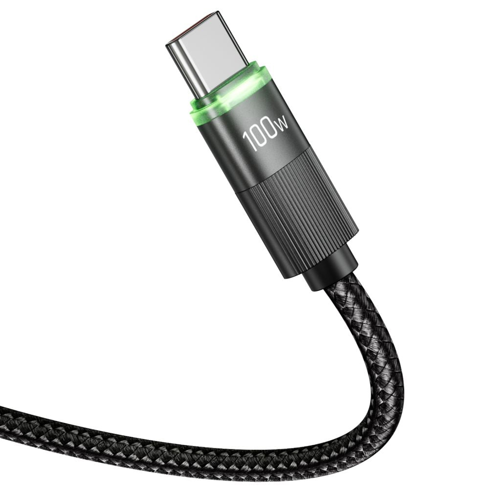 Tech-Protect UB20T Ultraboost USB Type-C laidas PD100W/5A 180cm - juodas -- Cell phone cables