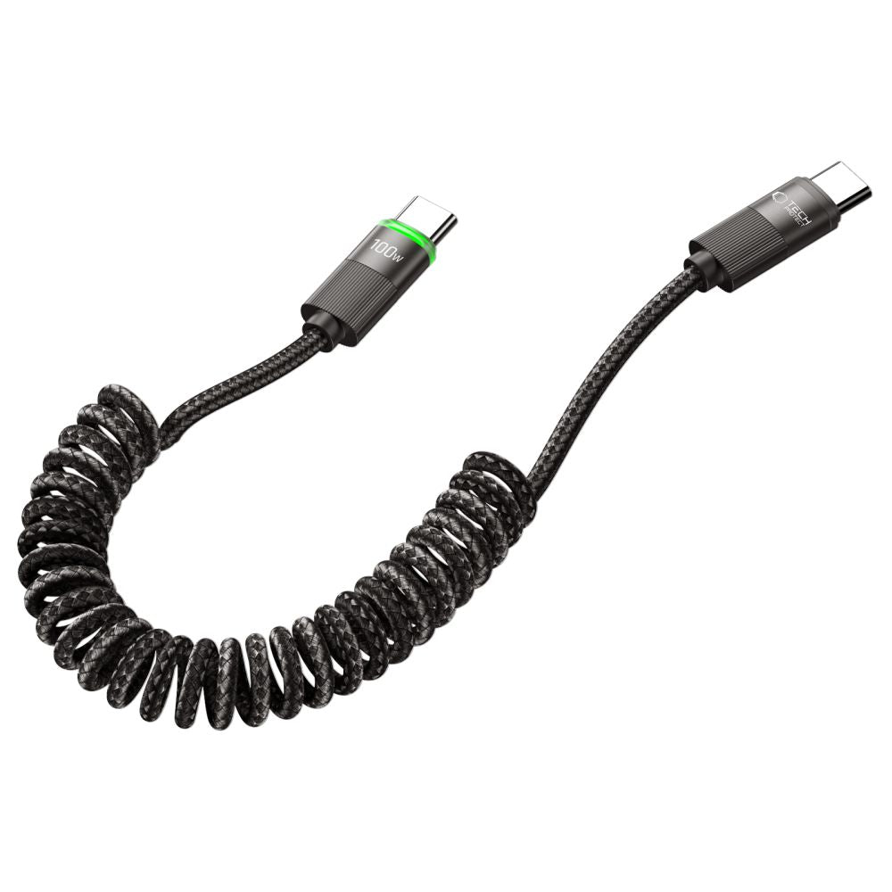Tech-Protect UB20T Ultraboost USB Type-C laidas PD100W/5A 180cm - juodas -- Cell phone cables