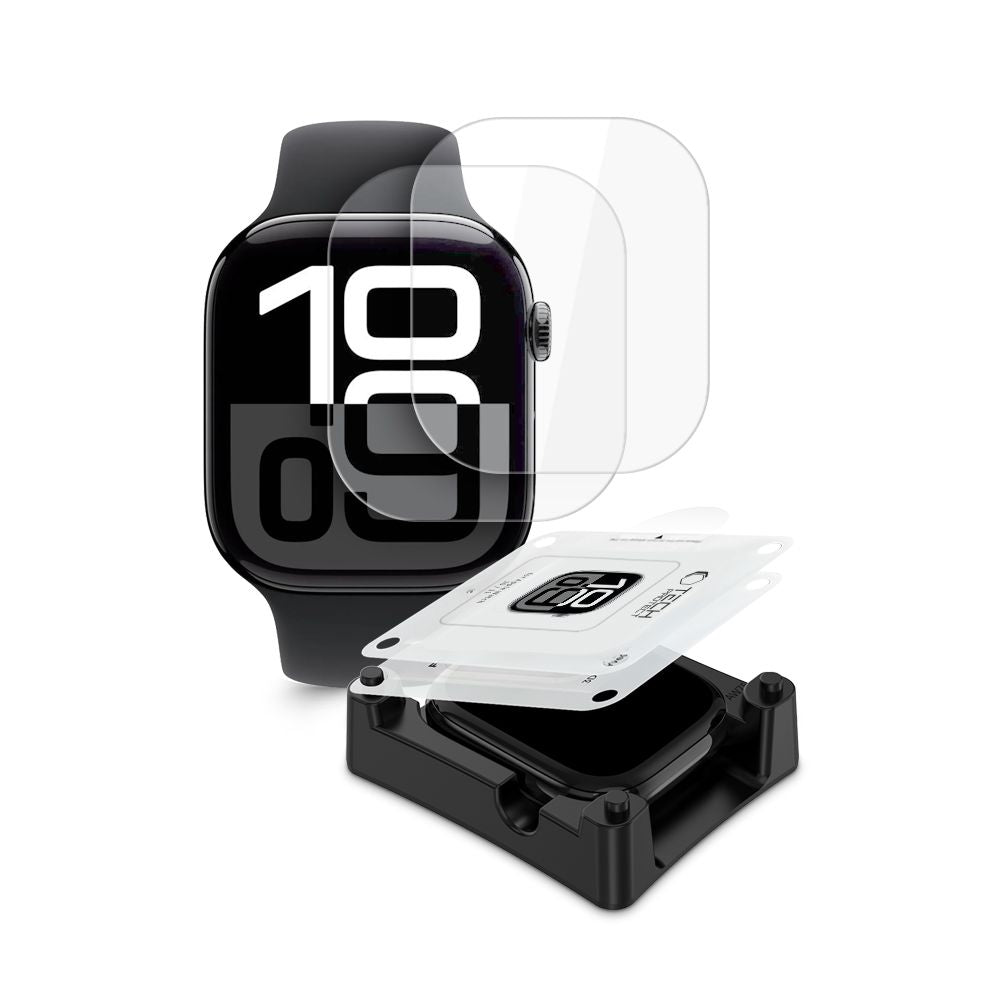 Tech-Protect Supreme Hydrogel Film rinkinys 2-pack, skirtas Apple Watch 10 42 mm - skaidrus -- Apple Watch 10