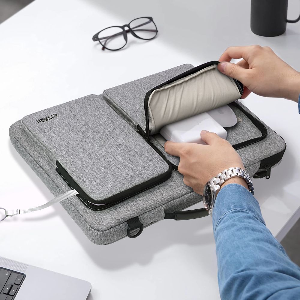 Nešiojamojo Kompiuterio Krepšys 13-14 Tech-Protect Defender Bag - Pilkas -- Laptop Bags