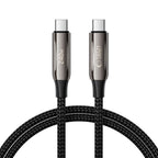 Tech-Protect UB10T Ultraboost USB-C laidas PD240W/QC4.0 100cm - juodas -- Cell phone cables