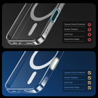 Tech-Protect skaidrus MagSafe dėklas iPhone 16 -- iPhone 16