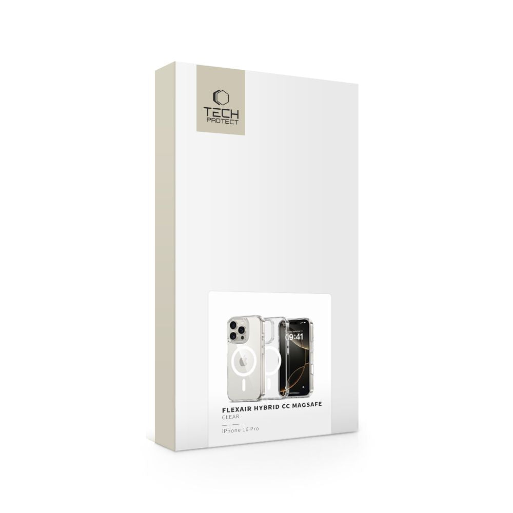 Tech-Protect Flexair MagSafe dėklas iPhone 16 Pro – skaidrus -- iPhone 16 Pro