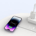 Tech-Protect QI15W-A44 magnetinis belaidis įkroviklis su MagSafe - baltas -- Cell phone chargers