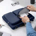 15-16 Tech-Protect Defender Bag Nešiojamojo Kompiuterio Krepšys - Mėlynas -- Laptop Bags