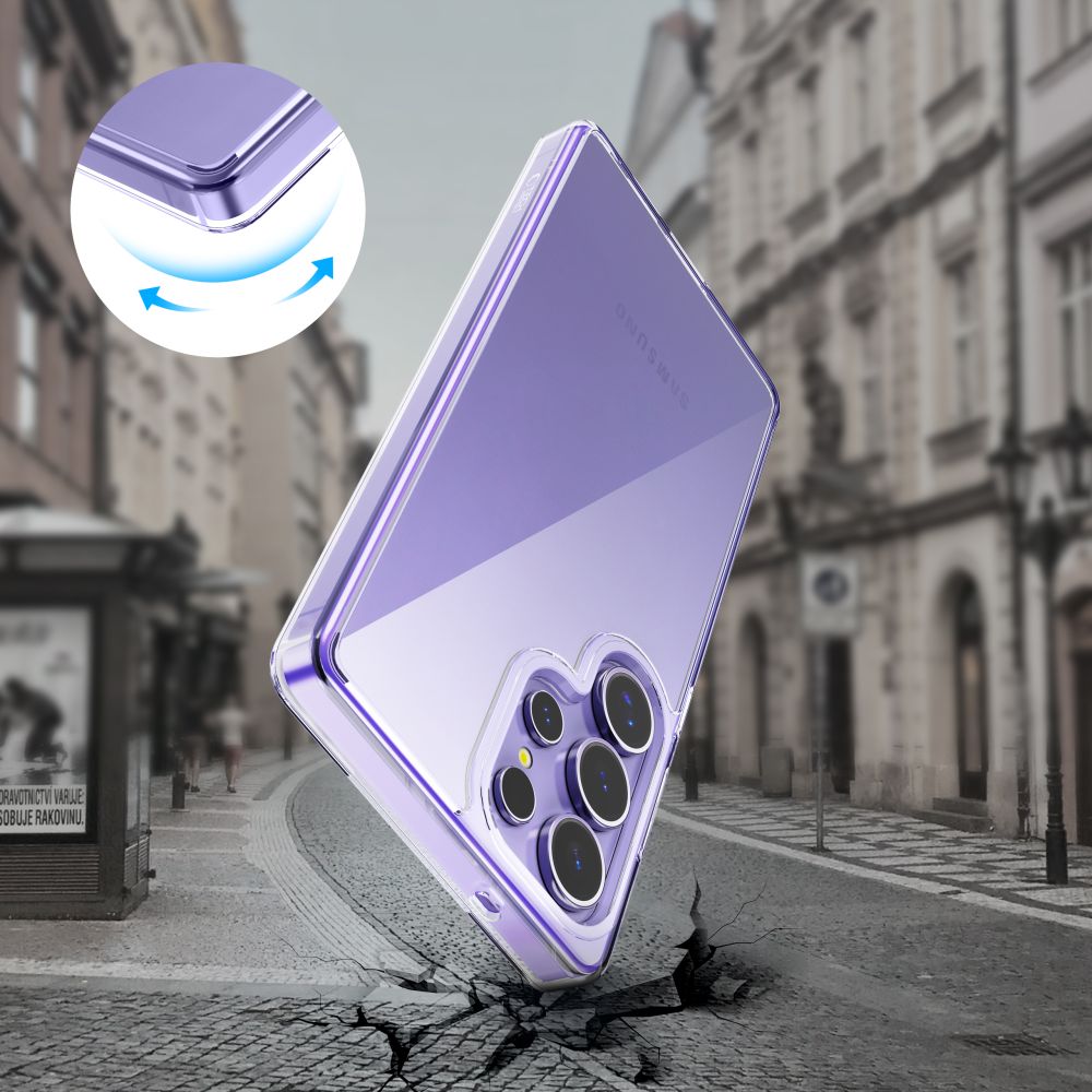 Skaidrus Tech-Protect Flexair dėklas Galaxy S25 Ultra -- Samsung Galaxy S25 Ultra