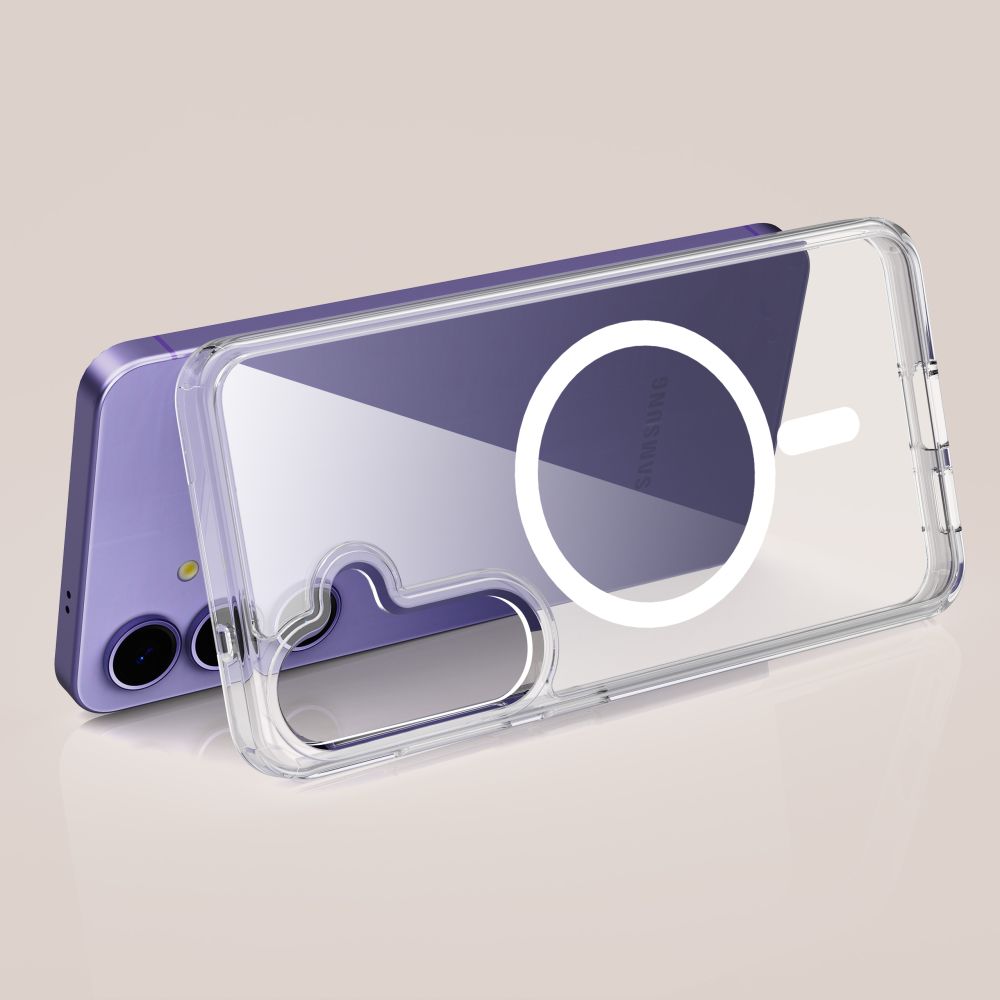 Tech-Protect FlexAir MagSafe dėklas Samsung Galaxy S25 – skaidrus -- Samsung Galaxy S25