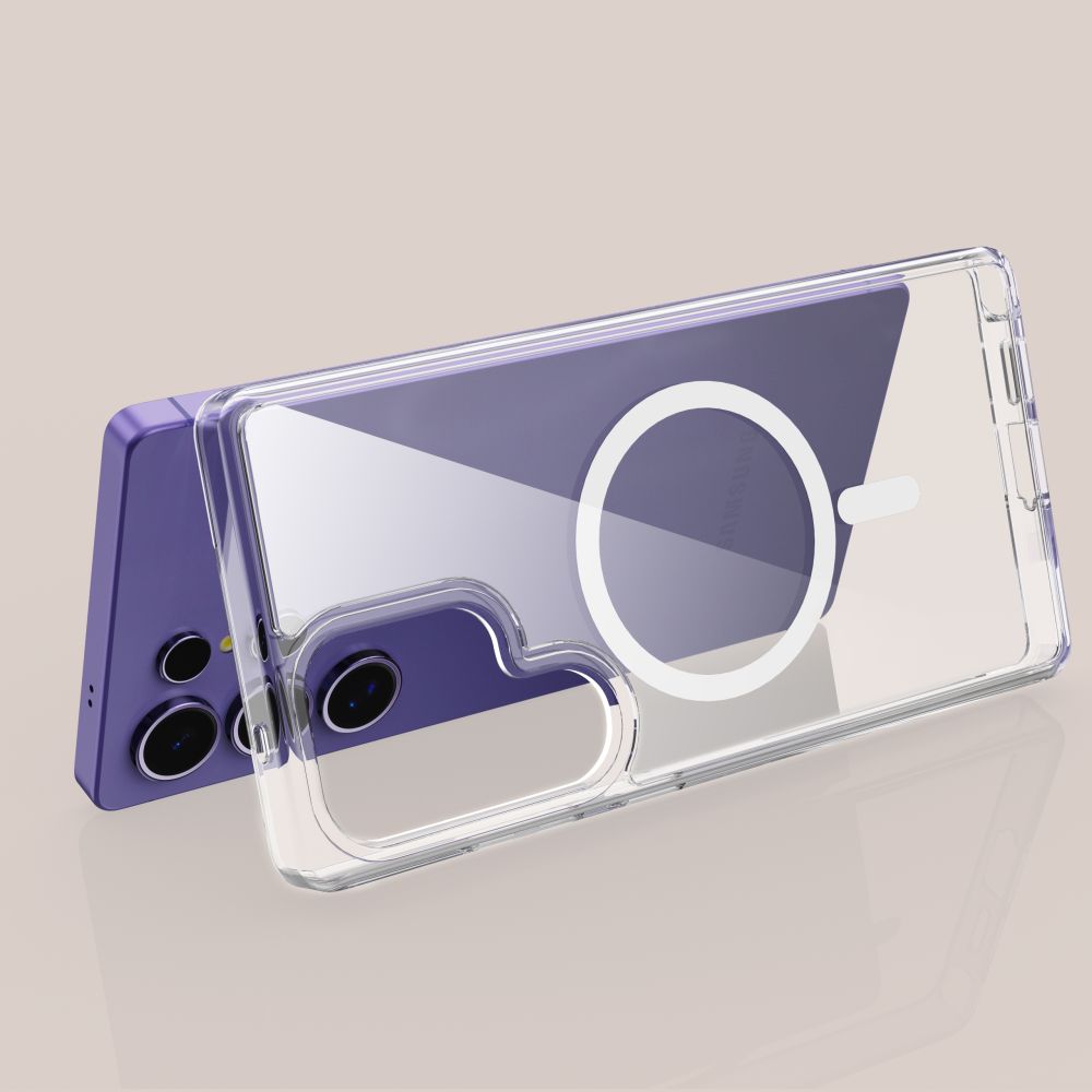 Tech-Protect FlexAir Hybrid MagSafe Dėklas, skirtas Samsung Galaxy S25 Ultra – skaidrus -- Samsung Galaxy S25 Ultra
