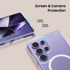 Tech-Protect FlexAir Hybrid MagSafe Dėklas, skirtas Samsung Galaxy S25 Ultra – skaidrus -- Samsung Galaxy S25 Ultra