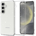 Tech-Protect FlexAir dėklas Galaxy S25 – skaidrus su blizgučiais -- Samsung Galaxy S25