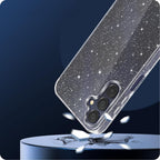 Tech-Protect FlexAir dėklas Galaxy S25 – skaidrus su blizgučiais -- Samsung Galaxy S25