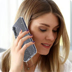 Tech-Protect FlexAir dėklas Galaxy S25 – skaidrus su blizgučiais -- Samsung Galaxy S25