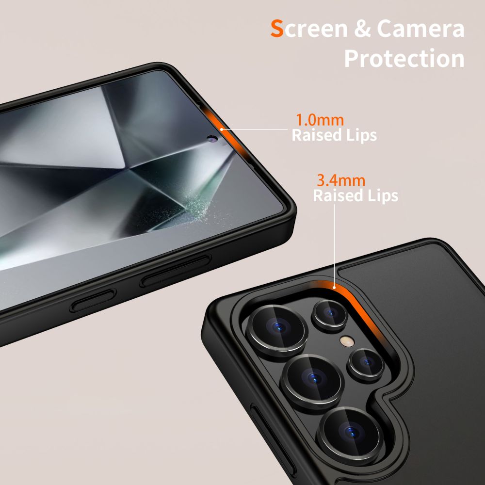 Tech-Protect MagMat dėklas Galaxy S25 Ultra – juodas -- Samsung Galaxy S25 Ultra