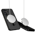 Tech-Protect MagMat MagSafe dėklas Galaxy S25 – juodas -- Samsung Galaxy S25