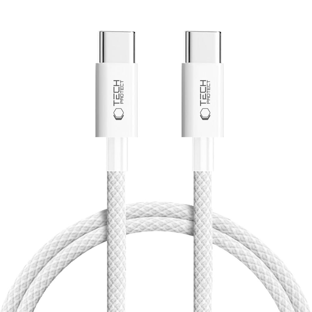 Tech-Protect Ultraboost Lite USB-C laidas PD60W/3A 100 cm - pilkas -- Cell phone cables