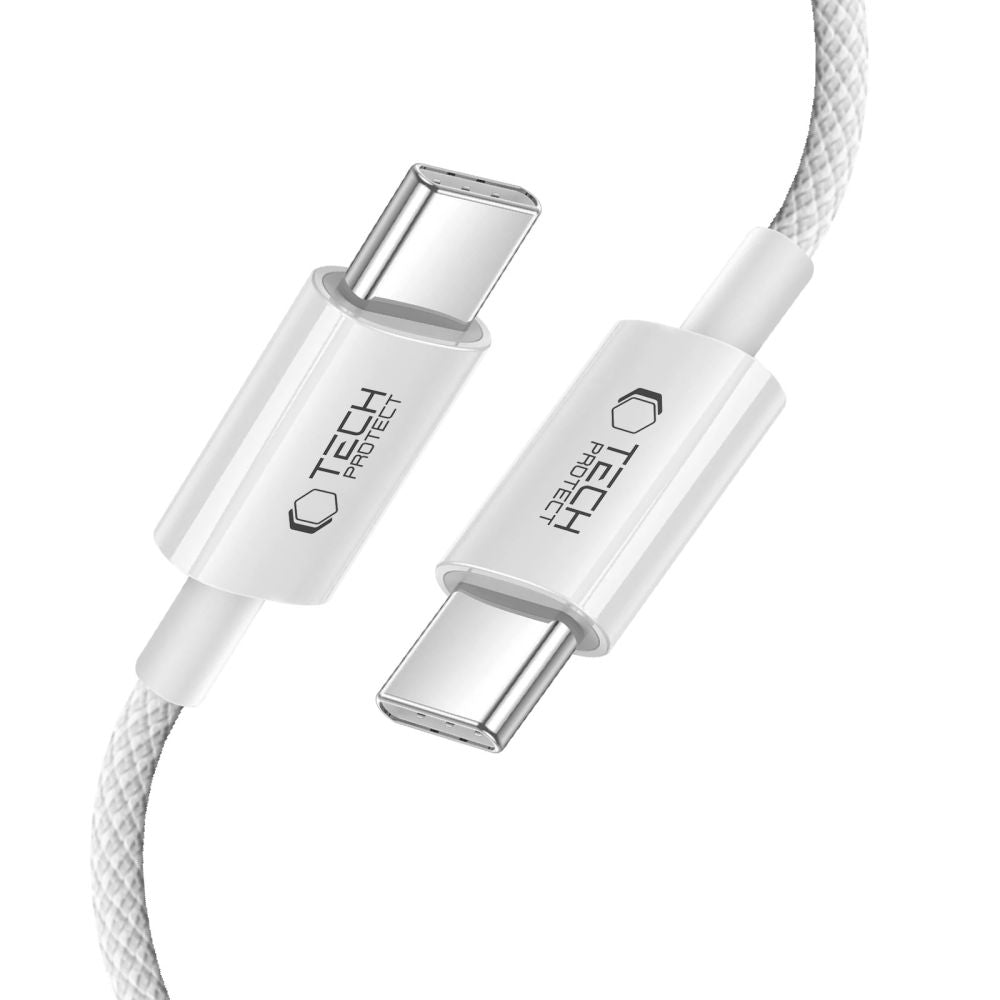 Tech-Protect Ultraboost Lite USB-C laidas PD60W/3A 100 cm - pilkas -- Cell phone cables