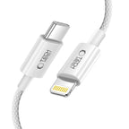 Tech-Protect UltraBoost USB-C / Lightning laidas PD27W/3A 200 cm - pilkas -- Cell phone cables