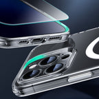 ESR Classic Pro MagSafe dėklas iPhone 16 Pro Max + stiklas (skaidrus) -- iPhone 16 Pro Max