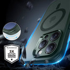 ESR MagSafe dėklas iPhone 16 Pro Max + stiklas – žalias -- iPhone 16 Pro Max