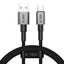 Tech-Protect UltraBoost DNA USB-A / USB-C Laidas 15W/3A 100cm - pilkas -- Cell phone cables