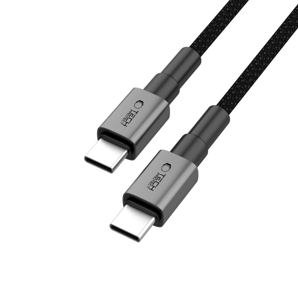 Tech-Protect UltraBoost DNA USB-C PD60W/3A Laidas 25cm - pilkas -- Cell phone cables