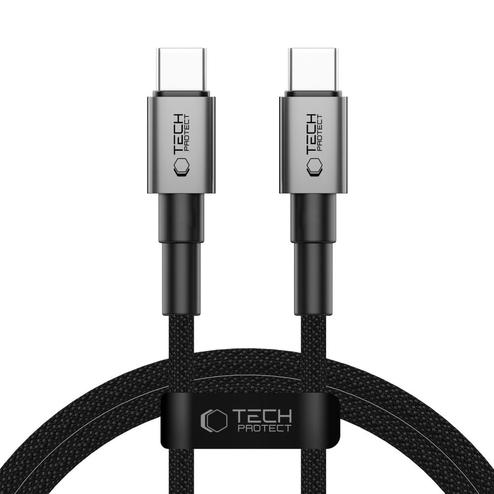 Tech-Protect UltraBoost DNA USB-C PD60W/3A Laidas 100cm - pilkas -- Cell phone cables