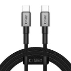 Tech-Protect UltraBoost DNA USB-C PD60W/3A Laidas 100cm - pilkas -- Cell phone cables