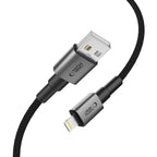 Tech-Protect UltraBoost DNA USB-A / Lightning Laidas 15W/2.4A 100 cm - pilkas -- Cell phone cables
