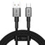 Tech-Protect UltraBoost DNA USB-A / USB-C Laidas 15W/3A 200cm - pilkas -- Cell phone cables