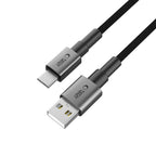 Tech-Protect UltraBoost DNA USB-A / USB-C Laidas 15W/3A 200cm - pilkas -- Cell phone cables