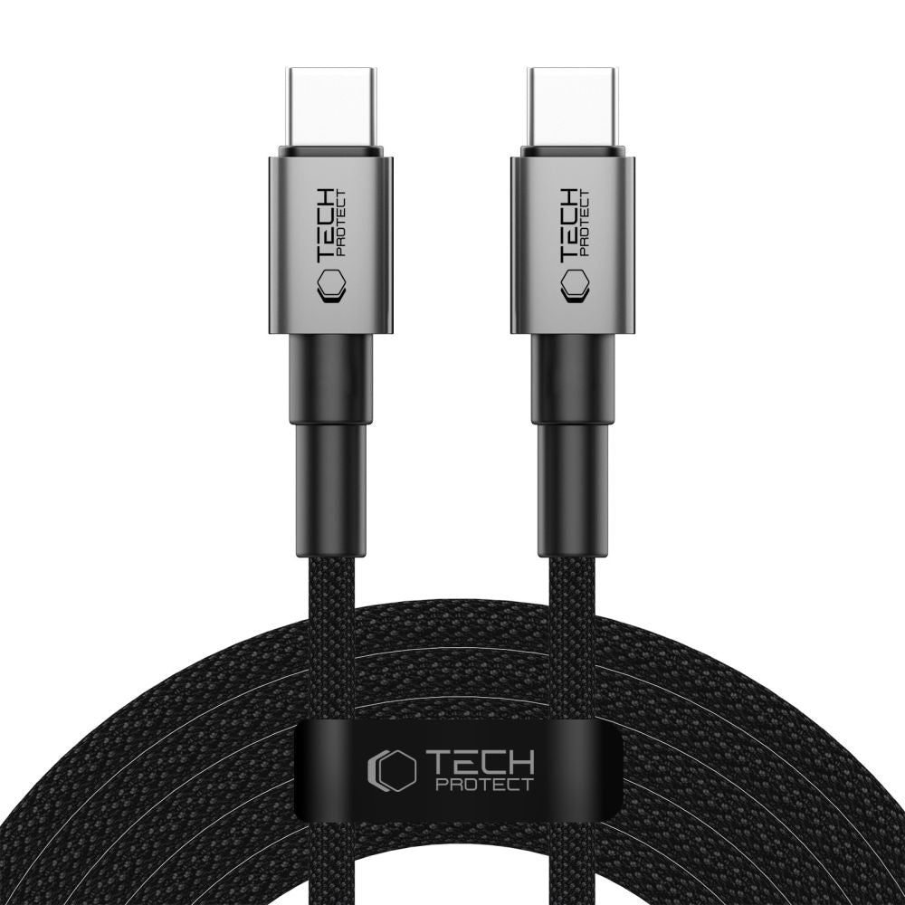 Tech-Protect UltraBoost DNA USB-C PD100W/5A Laidas 300cm - pilkas -- Cell phone cables
