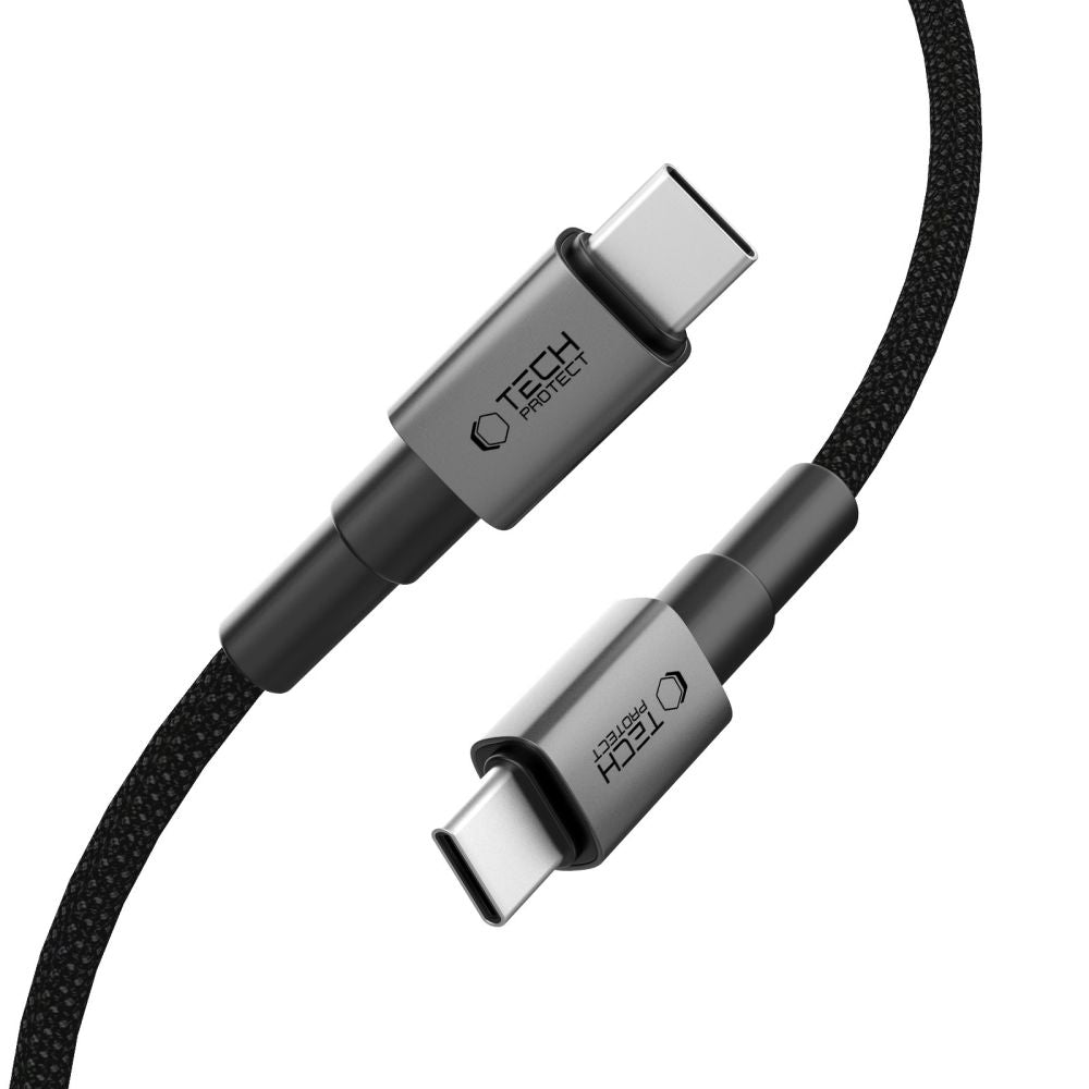 Tech-Protect UltraBoost DNA USB-C PD100W/5A Laidas 300cm - pilkas -- Cell phone cables