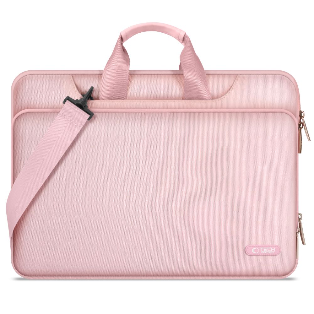 Tech-Protect Pocket 15-16 Nešiojamojo Kompiuterio Krepšys - Rožinis -- Laptop Bags