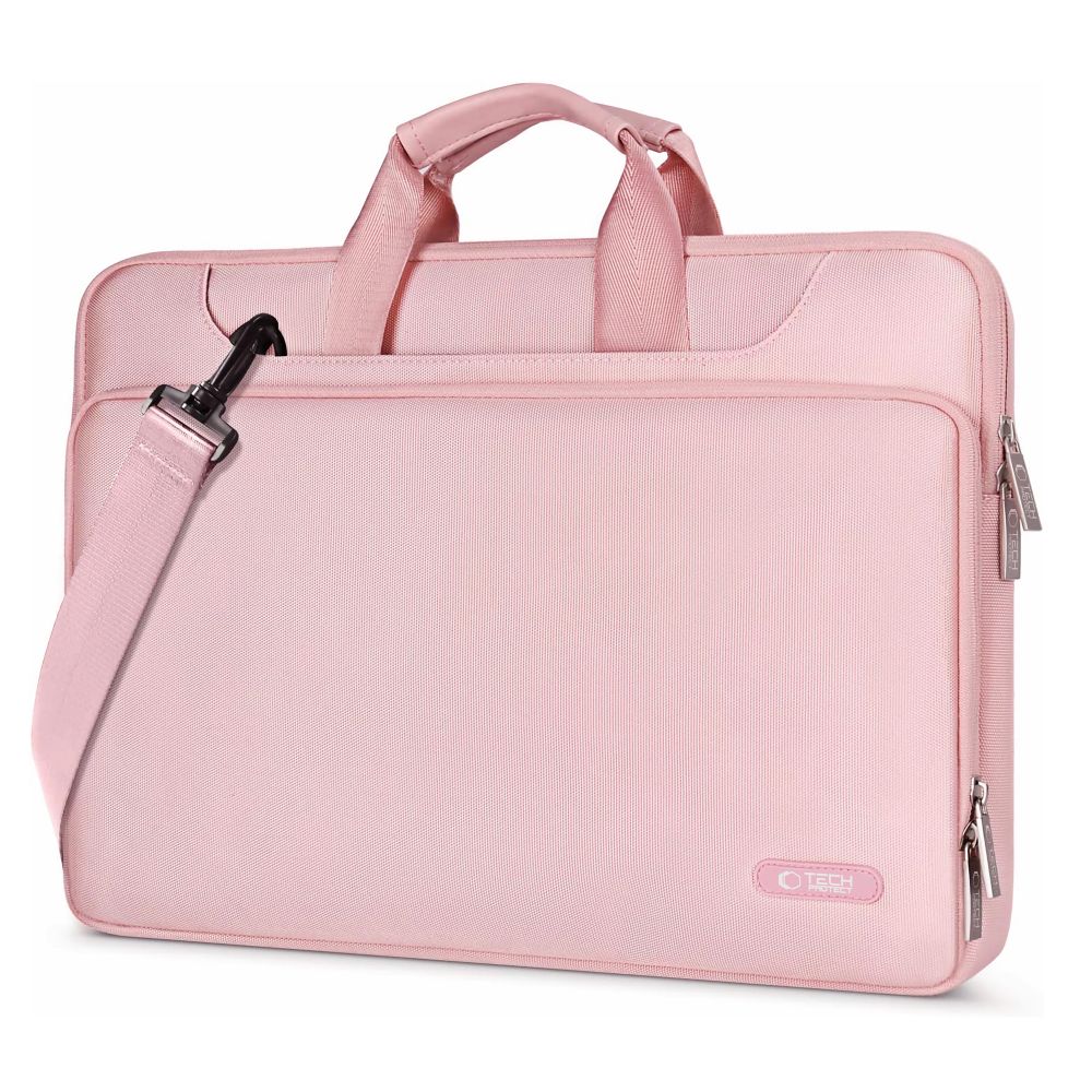 Tech-Protect Pocket 15-16 Nešiojamojo Kompiuterio Krepšys - Rožinis -- Laptop Bags