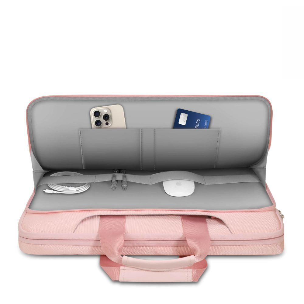 Tech-Protect Pocket 15-16 Nešiojamojo Kompiuterio Krepšys - Rožinis -- Laptop Bags