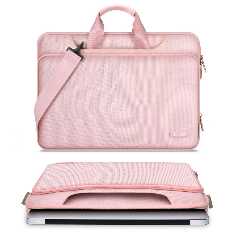 Tech-Protect Pocket 15-16 Nešiojamojo Kompiuterio Krepšys - Rožinis -- Laptop Bags