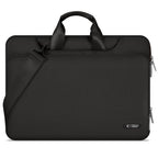 15-16 Tech-Protect Pocket Nešiojamojo Kompiuterio Krepšys - Juodas -- Laptop Bags