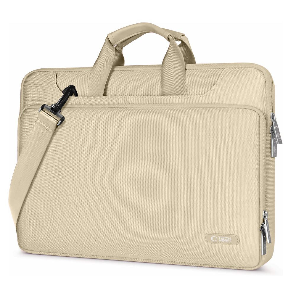 Tech-Protect Pocket 13-14 Nešiojamojo Kompiuterio Krepšys - Smėlio -- Laptop Bags