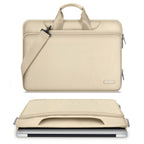 Tech-Protect Pocket 13-14 Nešiojamojo Kompiuterio Krepšys - Smėlio -- Laptop Bags