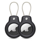 Tech-Protect Rough Vein AirTag dėklas, 2 vnt. – juodas -- Apple AirTag