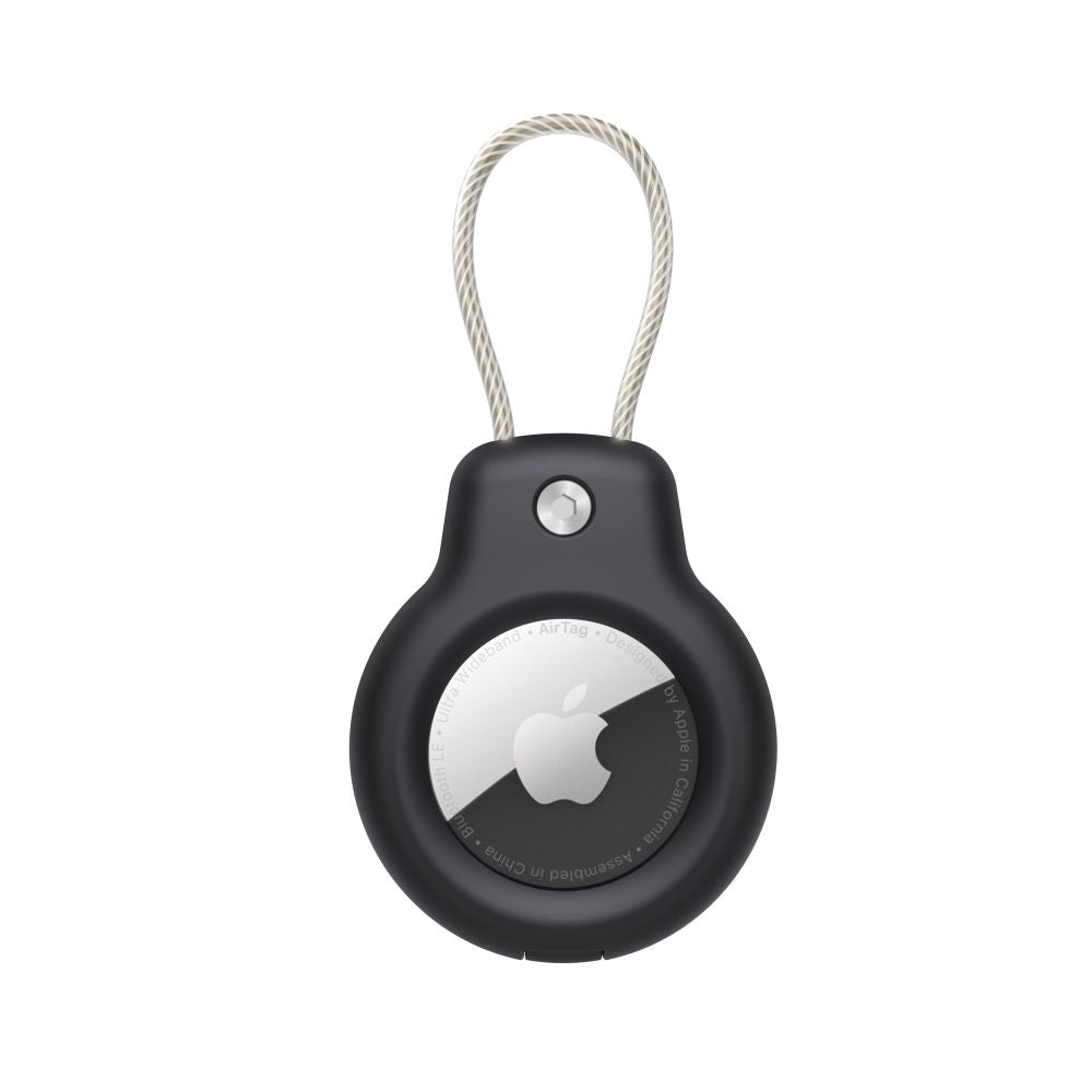 Tech-Protect Rough Vein AirTag dėklas, 2 vnt. – juodas -- Apple AirTag