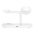 Tech-Protect 3in1 belaidis įkroviklis su MagSafe Apple įrenginiams QI15W-A45 - baltas -- Cell phone chargers