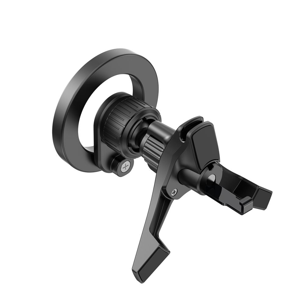 Tech-Protect N53 automobilinis oro grotelių laikiklis su MagSafe žiedais juodas -- Cell phone holders