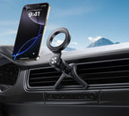 Tech-Protect N53 automobilinis oro grotelių laikiklis su MagSafe žiedais juodas -- Cell phone holders