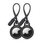 Tech-Protect Rough dėklas su karabinu AirTag – juodas, 2 vnt. -- Apple AirTag