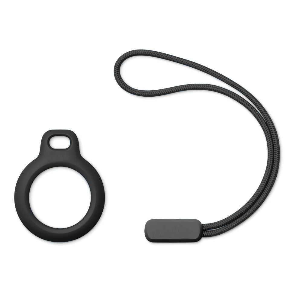 Tech-Protect Rough dėklas su karabinu AirTag – juodas, 2 vnt. -- Apple AirTag