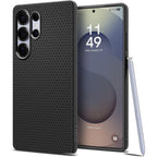 Spigen Liquid Air dėklas Samsung Galaxy S25 Ultra – juodas
